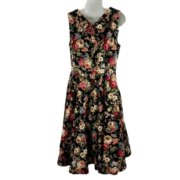 Lindy Bop Floral A-Line 50s-Style Dress - Picture 5 of 8